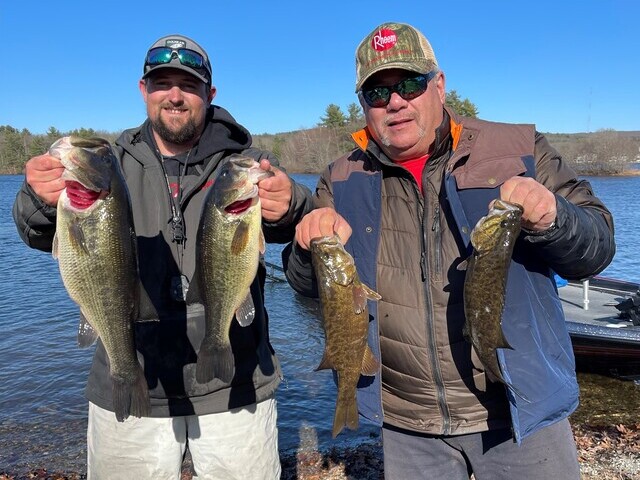 Webster Lake Bass Fishing Report April 03rd 2023 - North East Bass Guide