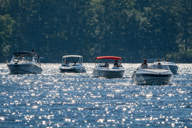 img-Heavy Boat Traffic Affect Bass Fishing on Northeast Lakes Boat Traffic Affects Bass Fishing in Northeast Lakes